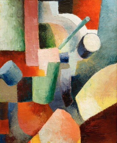 Composizione di forme colorate da August Macke